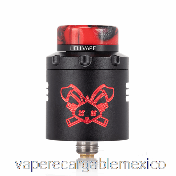 Vape Recargable Hellvape Conejo Muerto V3 24mm Rda Negro Rojo